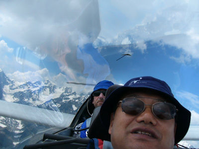 St Aubanの山岳滑翔